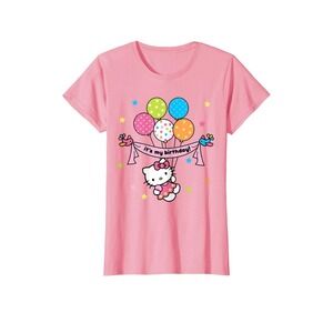 Hello Kitty "It's My Birthday" Tee Shirt T-Shirt women's XS
